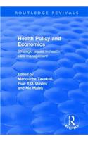 Health Policy and Economics