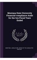 Montana State University Financial-compliance Audit for the two Fiscal Years Ended