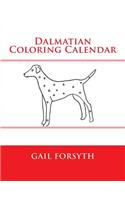 Dalmatian Coloring Calendar