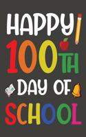 100 Days of School Gift Sketchbook Colorful Decoration For Kids, Boys Or Girls