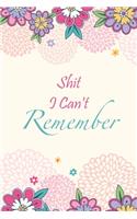Shit I Can't Remember