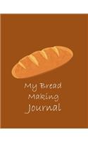 My Bread Making Journal (Paperback, Brown Cover)