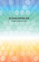 Schauspieler Terminplaner 2019 2020: Mein Planer von Juli bis Dezember 2020 in A5 Softcover - Perfekt für Schule, Studium oder Arbeit - Timer, To Do, Studenplan, Notizen - Bunte Rautenm