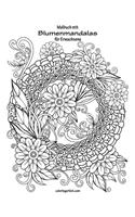 Malbuch mit Blumenmandalas für Erwachsene: (1 Blumenmandalas)