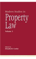 Modern Studies in Property Law