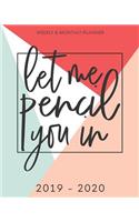 Pretty Simple Planners Weekly and Monthly Let Me Pencil You In