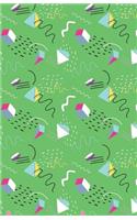 Bullet Journal Abstract Squiggles and Shapes Green