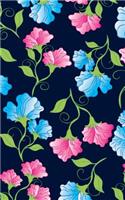 Sweet Pea Flowers - Lined Journal