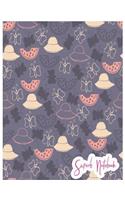 Superb notebook: butterflies and watermelon beautiful notebook for all ( great journal, amazing composition book ) large 8.5 x 11 inches, 110 pages(9 Superb Notebook 111)