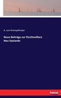 Neue Beiträge zur Flechtenflora Neu-Seelands