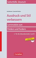 Soforthilfe Deutsch - Ausdruck und Stil verbessern - Kopiervorlagen