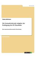 Die herausfordernde Aufgabe der Festlegung des EU-Haushalts: Eine institutionenökonomische Betrachtung(German)