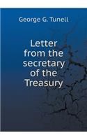 Letter from the secretary of the Treasury: (English)
