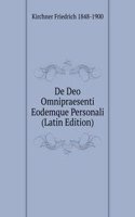 De Deo Omnipraesenti Eodemque Personali (Latin Edition)