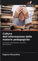 Cultura dell'informazione delle materie pedagogiche