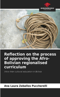 Reflection on the process of approving the Afro-Bolivian regionalised curriculum