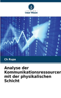 Analyse der Kommunikationsressourcen mit der physikalischen Schicht