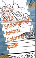 2023 Endangered Animal Coloring book