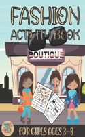 Fashion activity book for girls ages 3-8