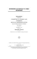 Bioterrorism and proposals to combat bioterrorism