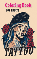 Tattoo Coloring Book For Adults