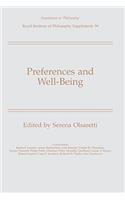 Preferences and Well-Being