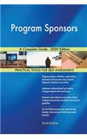 Program Sponsors A Complete Guide - 2020 Edition
