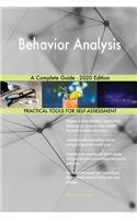 Behavior Analysis A Complete Guide - 2020 Edition