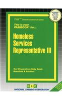 Homeless Services Representative III