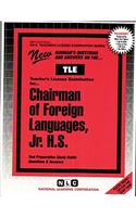 Foreign Languages, Jr. H.S.: Passbooks Study Guide