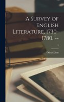 Survey of English Literature, 1730-1780. --; 2