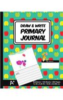 Draw & Write Primary Journal: School Design (5) - Kids Primary Drawing Writing Journal - Story Notebook For Home & School [Classic]
