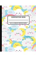 Composition Book Cursive Writing Paper