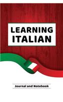 Learning Italian Journal and Notebook