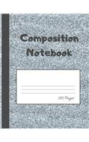 Composition Notebook: 110 Pages Writing Journal Exercise Book Practice Paper