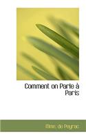 Comment on Parle Paris