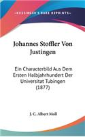 Johannes Stoffler Von Justingen