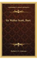 Sir Walter Scott, Bart.
