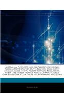 Articles on Australian People of English Descent, Including: Natasha Stott Despoja, Olivia Newton-John, Cathy Freeman, Errol Flynn, Pauline Hanson, Nevil Shute, Robin Gibb, Holly Valance, Alfred Deakin, Mauric