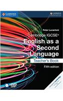 Cambridge IGCSE (R) English as a Second Language Teacher's Book with Audio CDs (2) and DVD