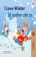 I Love Winter (English Punjabi Bilingual Children's Book - Gurmukhi)