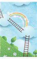 Under the Rainbow Grid Notebook: 150 page Journal Notebook Sketchbook