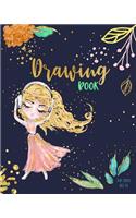 Drawing Book For Girls Age 10: Dot Grid Journal Notebook