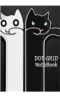Dot Grid Notebook: Zombie Cat