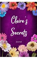 Claire's Secrets Journal