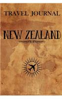 Travel Journal New Zealand: Travel Diary and Planner - Journal, Notebook, Book, Journey - Writing Logbook - 120 Pages 6x9 - Gift For Backpacker