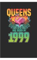 Queens Are Born In 1999: Dotted Bullet Grid Notebook / Journal (6 X 9 -120 Pages) - Birthday Gift Idea