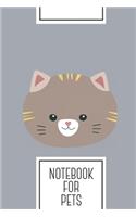 Notebook for Pets