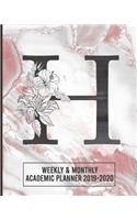 Academic Planner 2019-2020 Weekly & Monthly