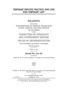 Temporary employee practices